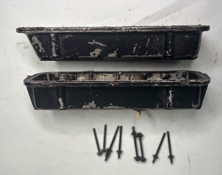 OEM Valve Covers with Mounting Hardware – Buick Grand National / Turbo Regal – Needs Restoration