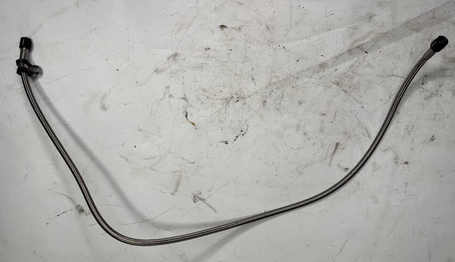 Aftermarket 4AN Turbo Oil Feed Line β Stainless Braided