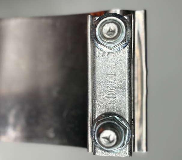 Stainless Exhaust Mounting Clamp w/ Hanger Tab