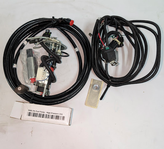 Used Fuel Pump Hanger w/ New Racetronix 340 Fuel Pump & Hotwire Kit – #SPIFG156A (Analog Dash)