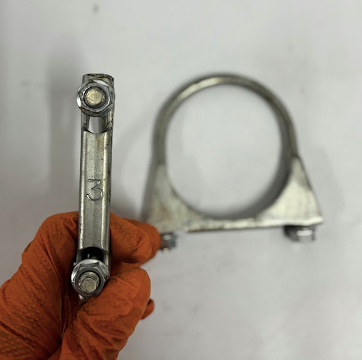3-Inch Exhaust Muffler Clamps (Set of 2) – Used