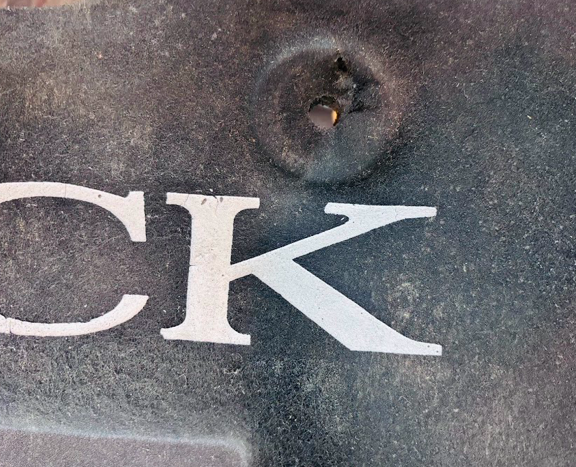 Factory Buick “Turbocharged” 9-Hole Hood Insulation Pad