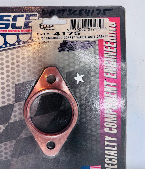 SCE Embossed Copper Wastegate Gasket