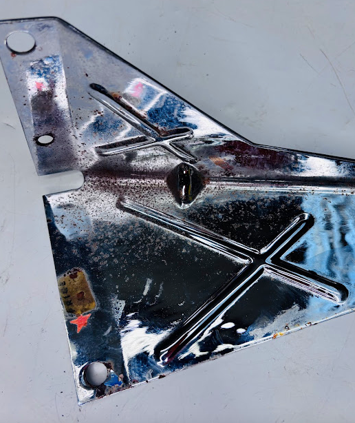 Chrome Intercooler Support Bracket