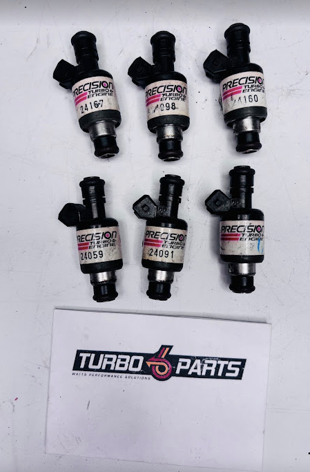 Precision Turbo 55 lb/hr Fuel Injectors (Set of 6)