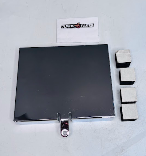 Deep Chrome Battery Cover w/ Mounting Bracket