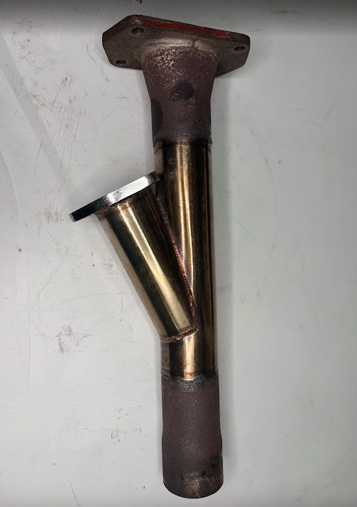 Custom Test Pipe with Dump – Modified to Fit Stock Downpipe – Buick Grand National / Turbo Regal