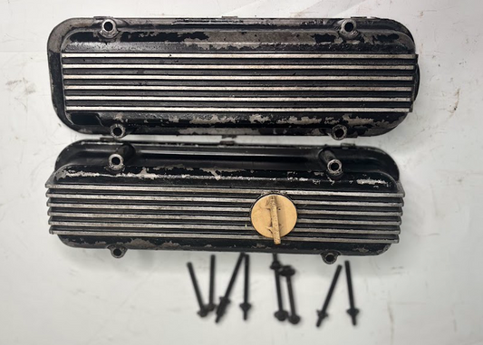 OEM Valve Covers with Mounting Hardware – Buick Grand National / Turbo Regal – Needs Restoration