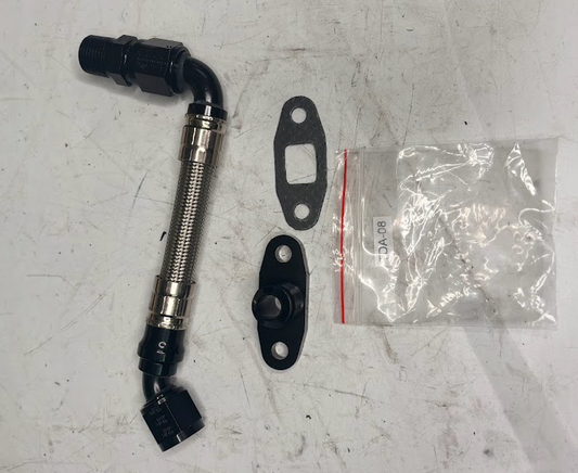 GN1 Performance Turbo Oil Return Line & Fitting – Brand New in Packaging – Buick Grand National / Turbo Regal