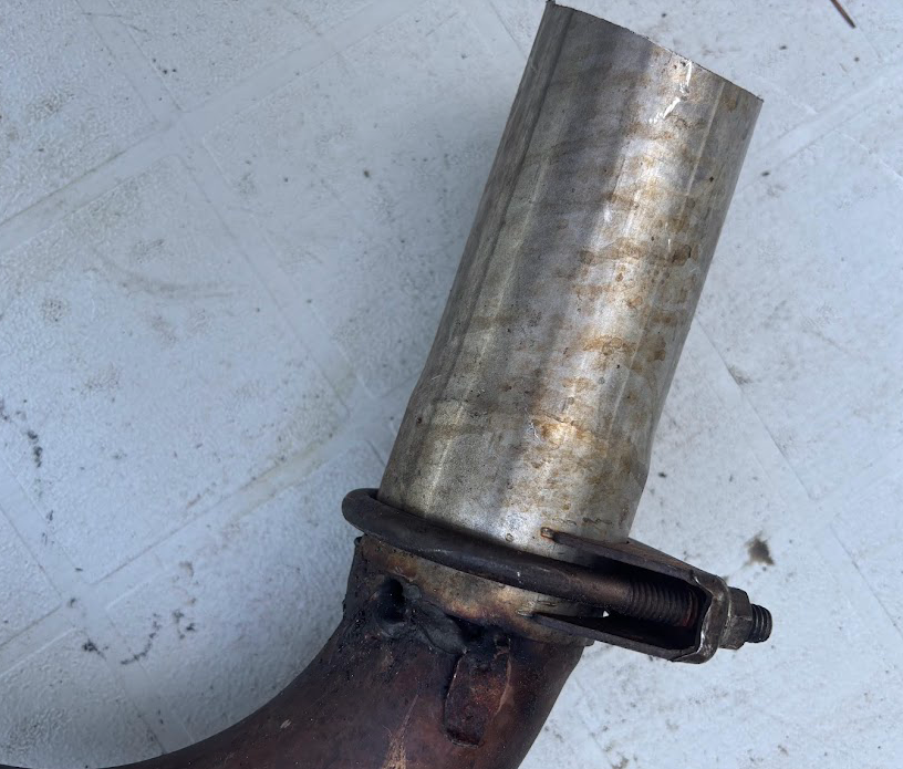 Modified OEM Downpipe