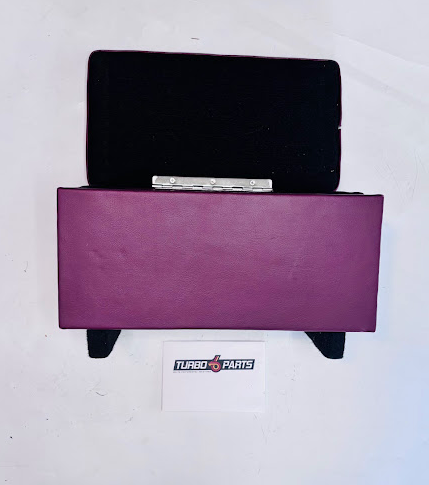Custom Burgundy Leather Raised Center Console / Armrest