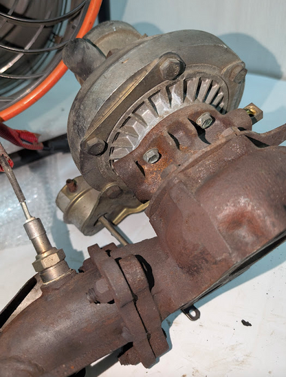Turbo Core with Actuator, O2 Sensor and Stock Header Pair (needs repair)