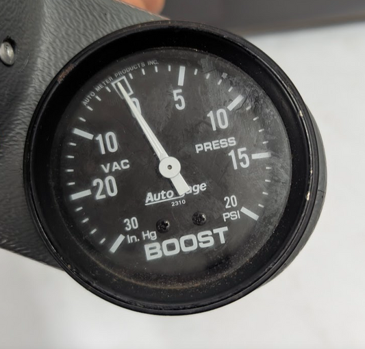 Single A-Pillar Gauge Pod w/ Autogage Boost Gauge