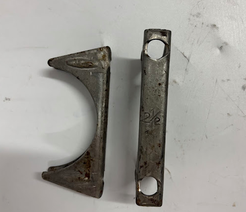2.5-Inch Muffler Clamps (Set) – Hangers & Bolts Missing