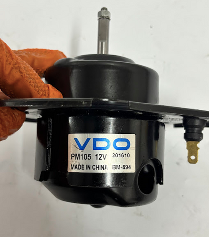 VDO PM105 12V Blower Motor – Missing Fan Assembly