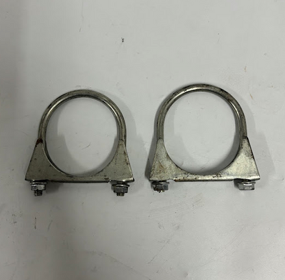 3-Inch Exhaust Muffler Clamps (Set of 2) – Used