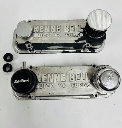 Vintage Kenne Bell Buick V6 Turbo Valve Covers