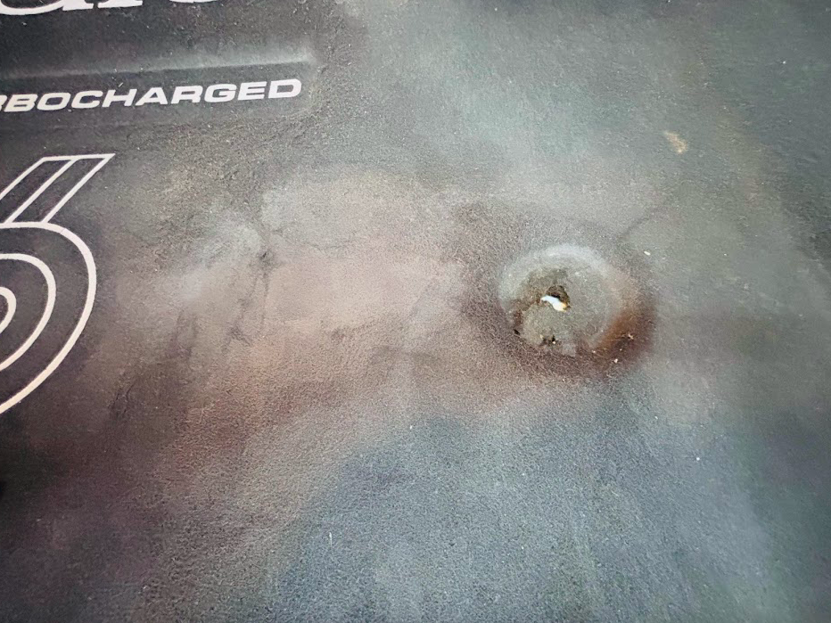 Factory Buick “Turbocharged” 9-Hole Hood Insulation Pad