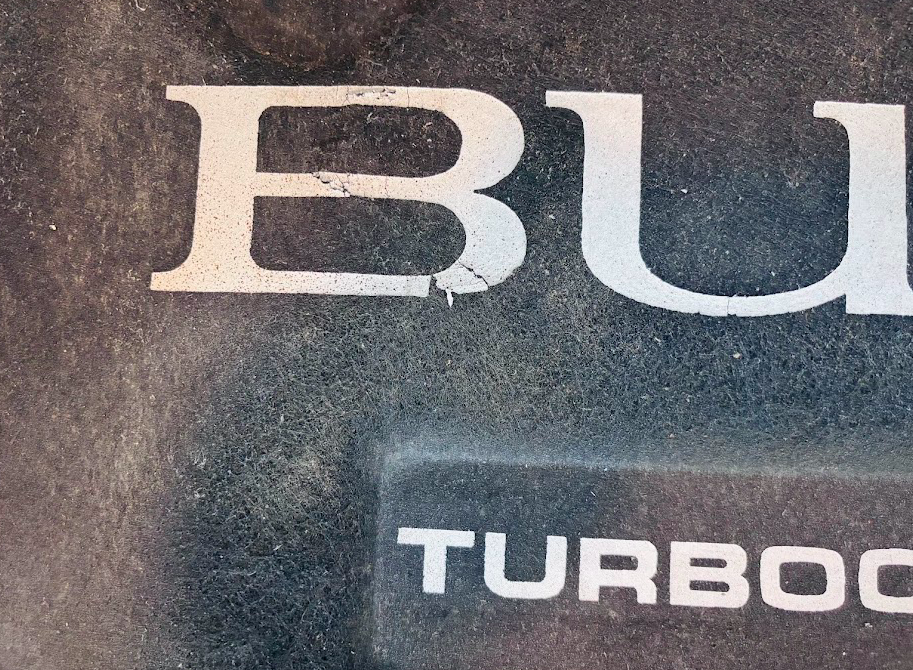 Factory Buick “Turbocharged” 9-Hole Hood Insulation Pad