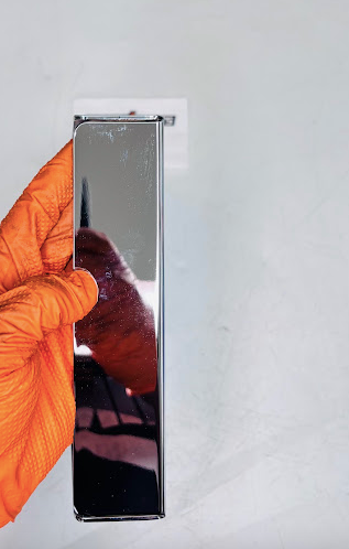 Deep Chrome Battery Cover w/ Mounting Bracket