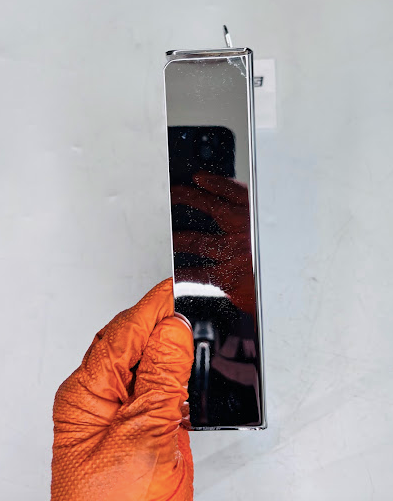 Deep Chrome Battery Cover w/ Mounting Bracket