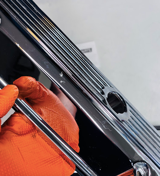 Chromed Stock Valve Covers w/ Metco Breather