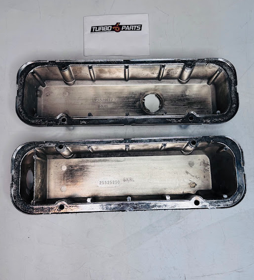 Chromed Stock Valve Covers w/ Metco Breather
