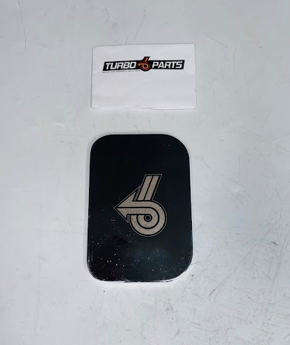 Chrome Powermaster Lid Cover w/ Engraved Turbo 6 Logo