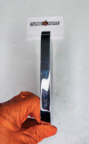 Chrome Powermaster Lid Cover w/ Engraved Turbo 6 Logo