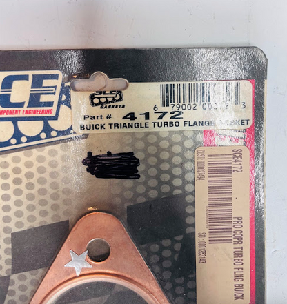 SCE Pro Copper Turbo Flange Gasket (Triangle Style) Part # 4172 / SCE4122
