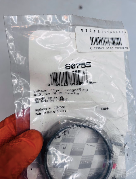 Donut Gasket for 86/87 Factory Down Pipe