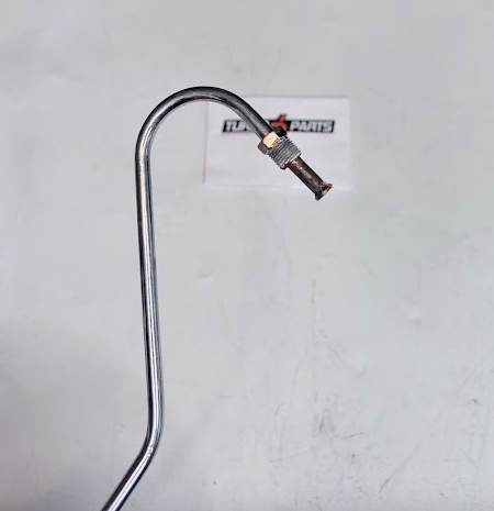 Chrome Turbo Oil Feed Line