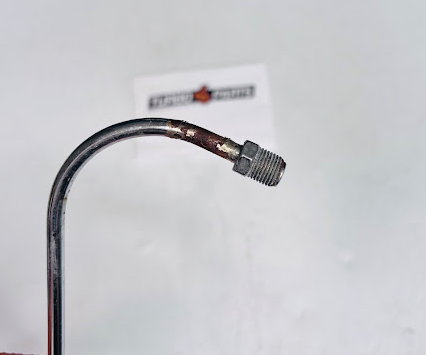 Chrome Turbo Oil Feed Line