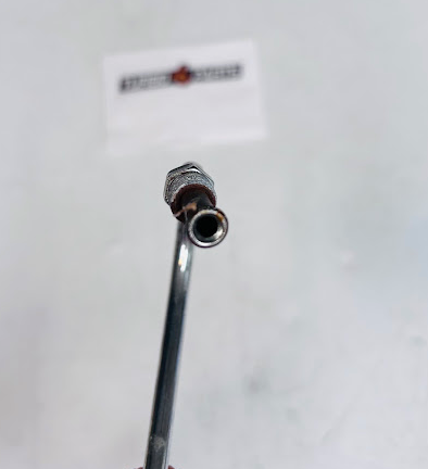 Chrome Turbo Oil Feed Line