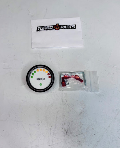 Casper’s Electronics Knock Gauge – White Face / Black Trim (102002)