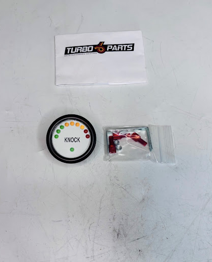 Casper’s Electronics Knock Gauge – White Face / Black Trim (102002)