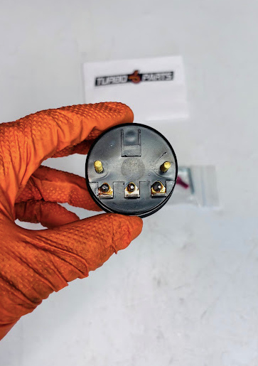 Casper’s Electronics Knock Gauge – White Face / Black Trim (102002)