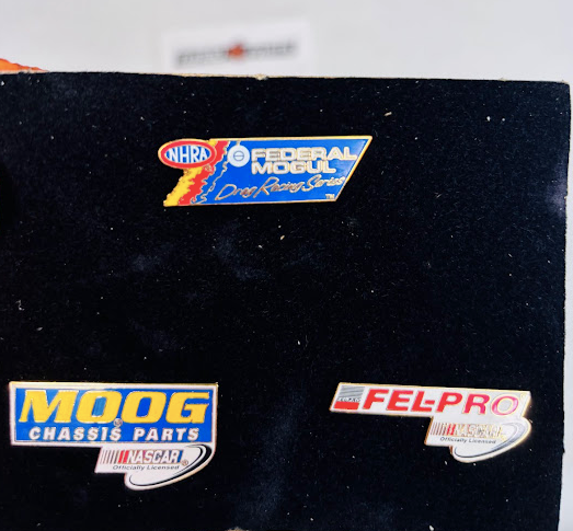 Collector NASCAR/Performance Pin Set – Federal Mogul • MOOG • Fel-Pro