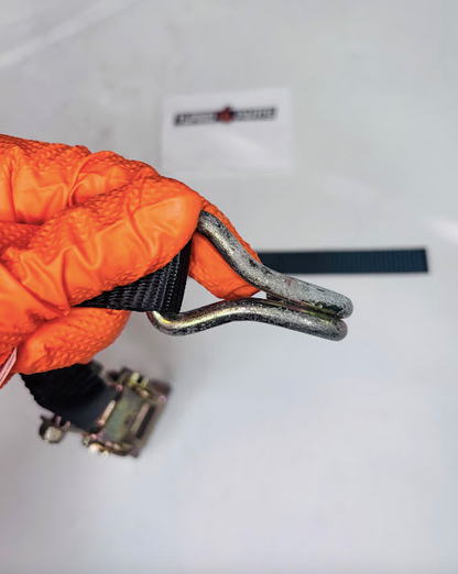 1" x 6' Engine Torque Hold-Down Ratchet Strap