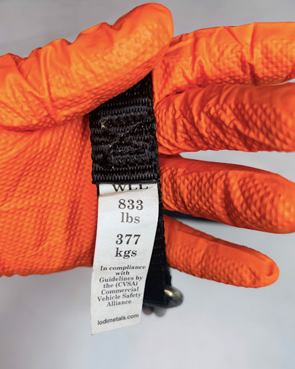 1" x 6' Engine Torque Hold-Down Ratchet Strap