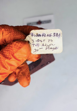 3-Bolt to T4 Turbo Adapter Flange (2.5” Opening)