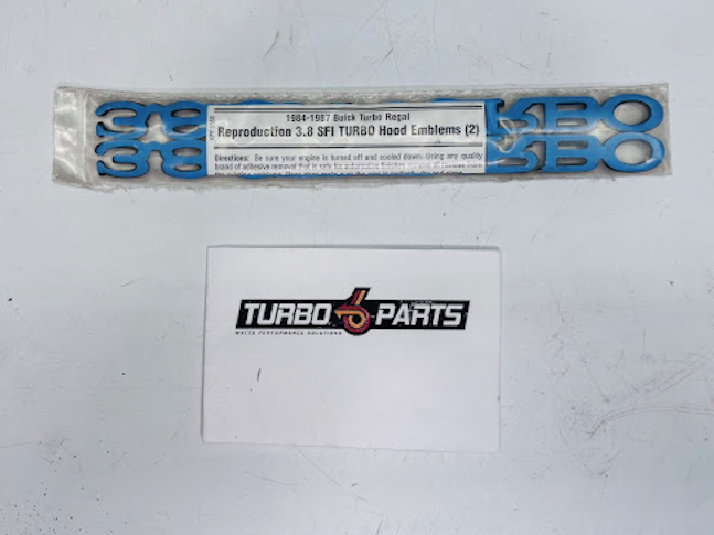 3.8 SFI TURBO Hood Emblems (Pair)