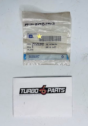 Genuine GM “INTERCOOLED” Trunk Emblem – 25526372