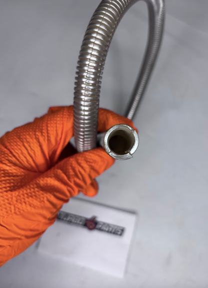 Chrome Wire Loom Conduit (Flexible Tubing) – Universal Fit