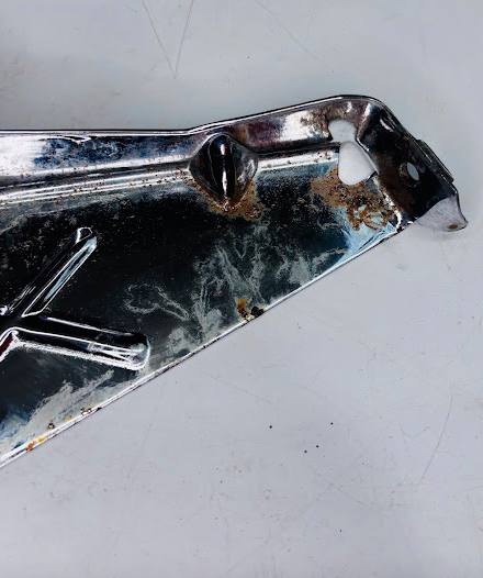 Chrome Intercooler Support Bracket