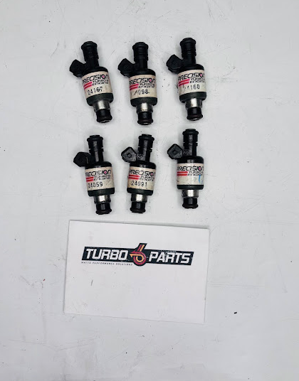 Precision Turbo 55 lb/hr Fuel Injectors (Set of 6)