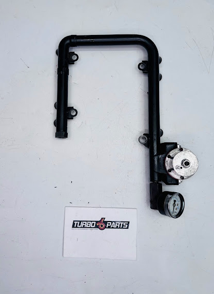 OEM Fuel Rail Assembly w/ Adjustable Regulator & Pressure Gauge