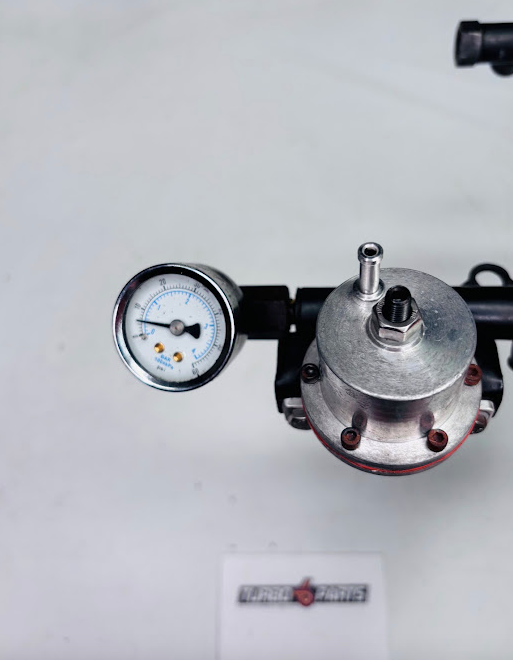 OEM Fuel Rail Assembly w/ Adjustable Regulator & Pressure Gauge
