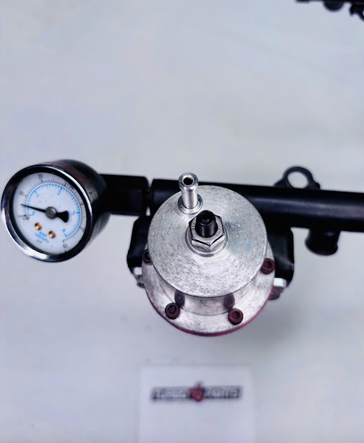 OEM Fuel Rail Assembly w/ Adjustable Regulator & Pressure Gauge