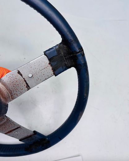 OEM Blue Leather Steering Wheel